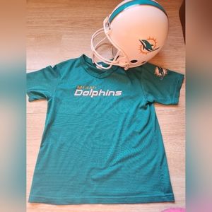 Franklin Youth Miami Dolphins Helmet and Jersey Set